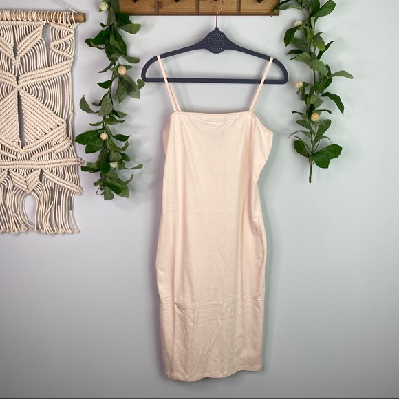TOPSHOP Nude Spaghetti Strap Cami Dress - Picture 3 of 7